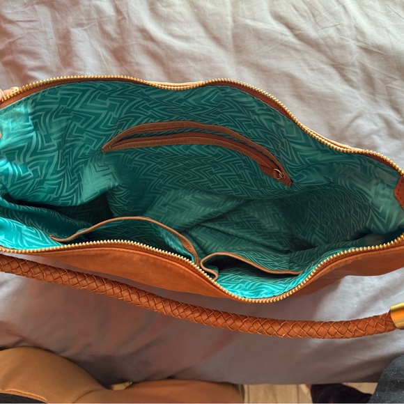 Silpada Blakely Brown Leather Hobo Bag - Picture 5 of 6